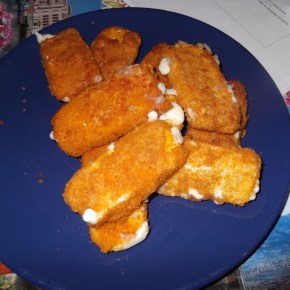 Mozzarella squares